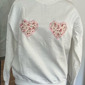 NEW Hearts Valentine Crewneck Sweatshirt